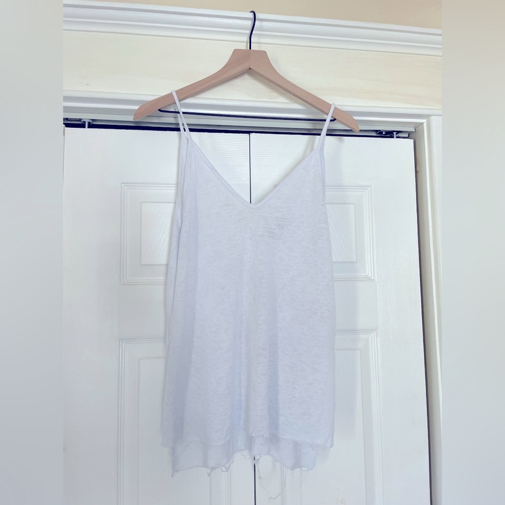 Sheer white tank
